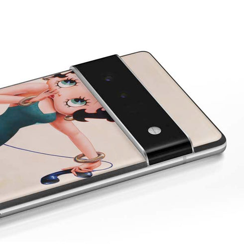 Betty Boop On the Phone Google Pixel 6 Pro Skin